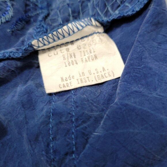 Vintage Action Wear USA Top Size Small Women's Vintage Top Vest Button Front Vtg - Picture 11 of 11